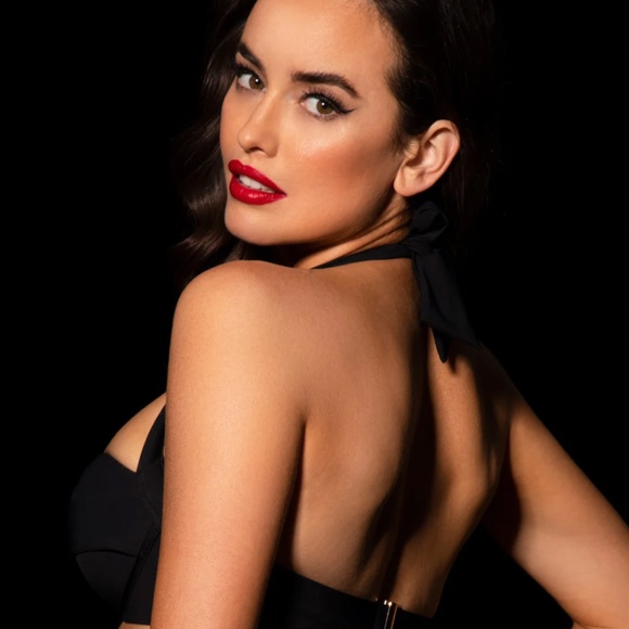 Honey Birdette Brooklyn Black Swim Top - Picture 4 of 7